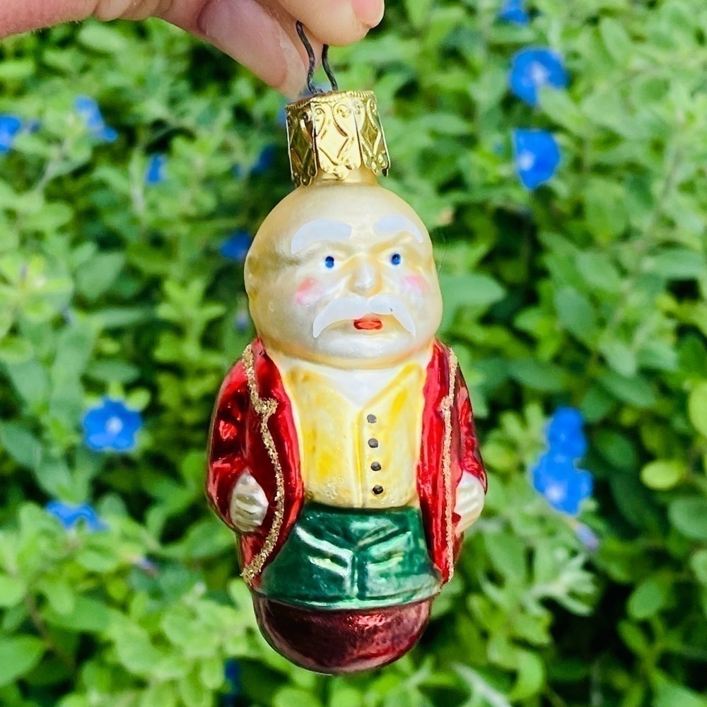Vintage Inge-Glas Your Honor German Glass Christmas Tree Ornament Old World